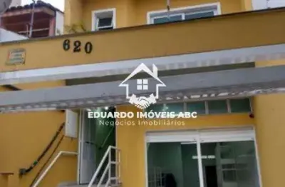 Salão comercial com 96 m². trifásico. 1 banheiro. 1 vaga. jardim las vegas - santo andré