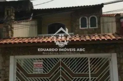 Lindo sobrado. 3 dormitórios. 2 vagas na garagem. ótima localização. parque gerassi - santo andré