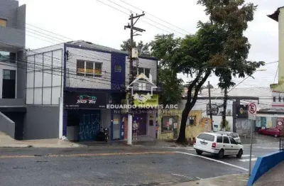 Salão sobreloja. 4 banheiros. copa. rua carijós em santo andré.