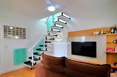 Ref:6181. apartamento cobertura para venda no bairro vila tibiriçá. excelente oportunidade!