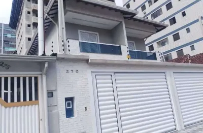 Sobrado com 3 dormitórios à venda, 129 m² por r$ 800.000,00 - vila assunção - praia grande/sp