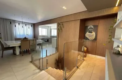 Cobertura com 3 dormitórios à venda, 218 m² por r$ 1.300.000,00 - tupi - praia grande/sp