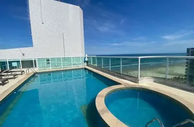 Apartamento maravilhoso com 87 metros de área útil, 2 dormitórios, sendo 1 suíte, sala para 2 ambientes, varanda gourmet com vista mar, cozinha , ban