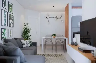 Apartamento com 1 quarto, boqueirão, praia grande - r$ 400 mil, cod: 6956