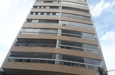 Apartamento 02 dormitórios, 1 suite, varanda  gourmet, vila guilhermina, praia grande, sp