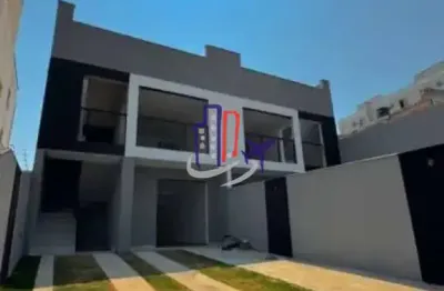 Casa geminada com cobertura 03 quartos 01 suíte no bairro xangri-lá em contagem
