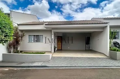 Casa em condomínio fechado com 3 quartos à venda na rua irma thanes, 200, jardim são tomás, londrina por r$ 636.000
