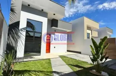 Casa com 3 quartos à venda na avenida dos pombos, parque nanci, maricá, 97 m2 por r$ 499.000