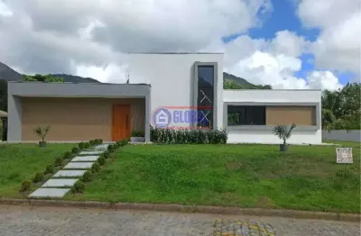 Casa em condomínio fechado com 3 quartos à venda na rua dos canários, ubatiba, maricá, 190 m2 por r$ 1.250.000