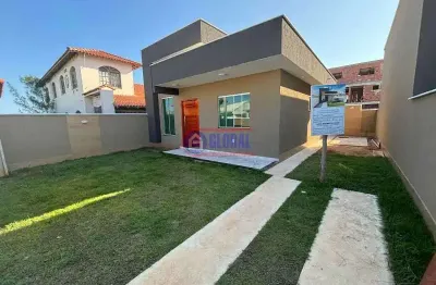 Casa com 2 quartos à venda na rua victor frederico kastrup, cordeirinho, maricá, 71 m2 por r$ 420.000