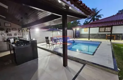 Casa com 3 quartos à venda na rua trinta e três, jardim atlântico oeste (itaipuaçu), maricá, 280 m2 por r$ 734.000