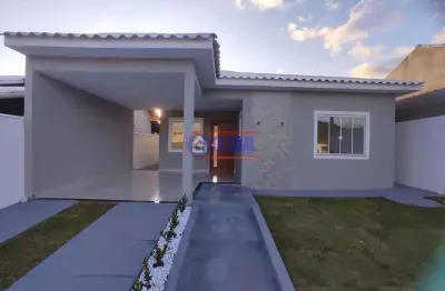Casa em condomínio fechado com 2 quartos à venda na estrada vereador oldemar figueiredo, ubatiba, maricá, 79 m2 por r$ 430.000