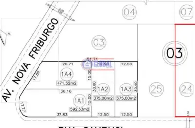 Terreno à venda na rua cambuci, caxito, maricá, 500 m2 por r$ 68.000
