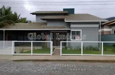 Casa em condomínio fechado com 3 quartos à venda na rodovia ernani do amaral peixoto, flamengo, maricá, 198 m2 por r$ 750.000