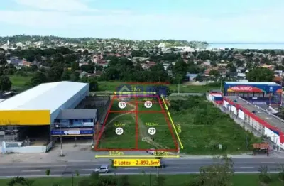 Terreno à venda na rodovia ernani do amaral peixoto, itapeba, maricá, 2892 m2 por r$ 4.800.000