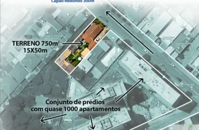 Terreno 750m² comercial enfrente metro capão redondo