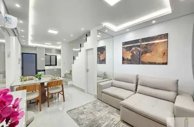 Sobrado novo 4 dormitórios, 3 suítes, 160m² com mobilia nova