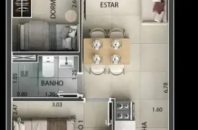 Apartamento com 2 quartos à venda no Campo Grande, São Paulo 