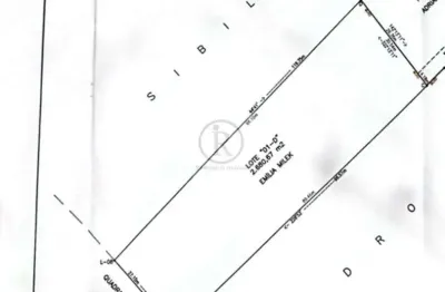 Terreno predominantemente plano em formato retangular, região residencial em colombo. zoneamento zud3