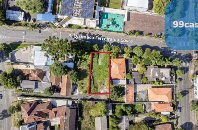 Terreno para alugar, 520 m  - centro cívico - curitiba pr
