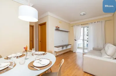 Apartamento mobiliado com 2 quartos, sendo 1 suíte e 1 vaga de garagem