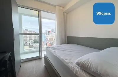 Apartamento Studio Mobiliado para Locação no Centro de Curitiba - NOVO