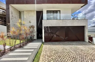 Casa em condomínio fechado com 4 quartos para alugar na rua cambuí, 240, alphaville, juiz de fora, 700 m2 por r$ 18.000