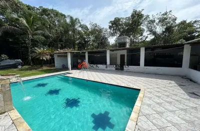 Sítio com 9 quartos, jardim coronel, itanhaém - r$ 700 mil, cod: 2135