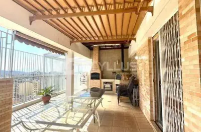 Cobertura com 4 quartos à venda na rua fábio luz, méier, rio de janeiro, 159 m2 por r$ 790.000