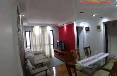 Apartamento 66m², 3 dormitórios, 1 suíte, sacada, 2 vagas.