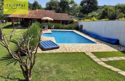 Chácara com 5 dormitórios à venda, 1000 m² por r$ 800.000,00 - campo do meio - araçoiaba da serra/sp