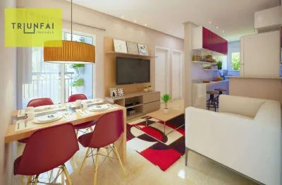 Apartamento com 2 dormitórios à venda, 44 m² por r$ 279.000,00 - jardim simus - sorocaba/sp