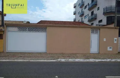 Casa com 3 dormitórios à venda, 293 m² por r$ 850.000,00 - balneário flórida - praia grande/sp