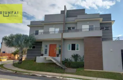 Casa com 4 dormitórios à venda, 320 m² por r$ 1.750.000,00 - condomínio vila azul - sorocaba/sp