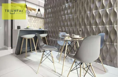 Apartamento com 2 dormitórios à venda, 48 m² por r$ 299.000,00 - edifício sky life rooftop - sorocaba/sp