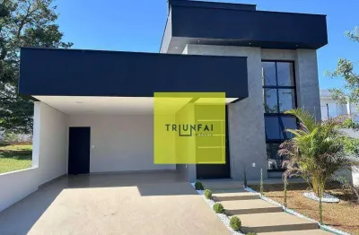 Casa com 3 dormitórios à venda, 123 m² por r$ 849.000,00 - condominio golden park sigma - sorocaba/sp