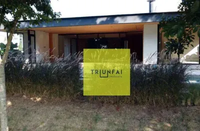 Casa com 4 dormitórios à venda, 462 m² por r$ 9.800.000,00 - condomínio lago azul - araçoiaba da serra/sp