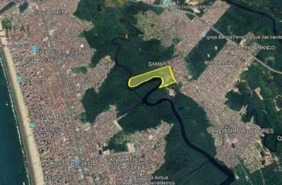 Área à venda, 323.307, 26 m² por r$ 58.195.306 - samaritá - são vicente/sp