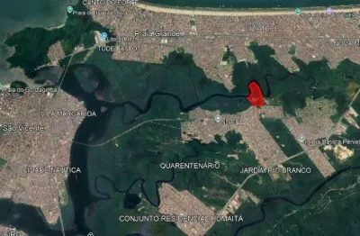 Área à venda, 292.814,79 m² por r$ 52.706.662 - samaritá - são vicente/sp