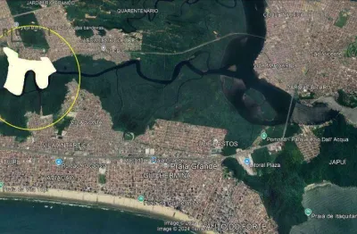 Área à venda, 1.017.974 m² por r$ 183.235.471 - samaritá - são vicente/sp