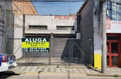 Salão para alugar, 153 m² por r$ 5.000/mês - vila hortência - sorocaba/sp