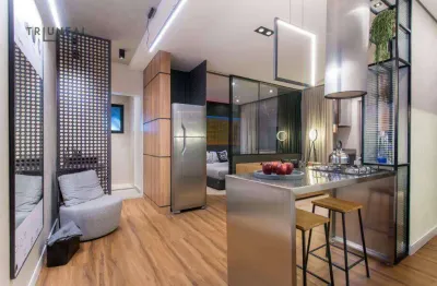 Apartamento com 1 dormitório à venda, 44 m² por r$ 434.000,00 - parque campolim - sorocaba/sp