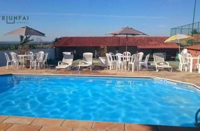 Chácara com 3 dormitórios à venda, 1200 m² por r$ 750.000,00 - residencial alvorada - araçoiaba da serra/sp
