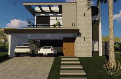Casa com 4 dormitórios à venda, 279 m² por r$ 2.373.000,00 - condomínio terras alpha nova esplanada - votorantim/sp