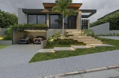 Casa em construção à venda, por r$ 1.450.000 - condomínio fazenda alta vista - salto de pirapora/sp