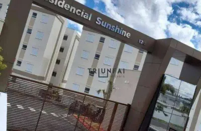 Apartamento com 2 dormitórios para alugar, 50 m² por R$ 1.800,00/mês - Residencial Sunshine - Votorantim/SP