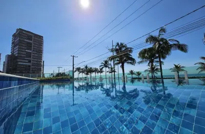 Apartamento de luxo frente mar no flórida, praia grande - lazer completo!