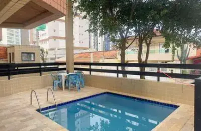 Caiçara, praia grande - apartamento mobiliado, 2 dormitórios e lazer!