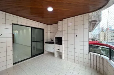 Apartamento com 3 dorm. sendo 2 suítes com vista mar na vila tupi/pg