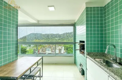 Apartamento semi-mobiliado alto padrão no canto do forte – praia grande!